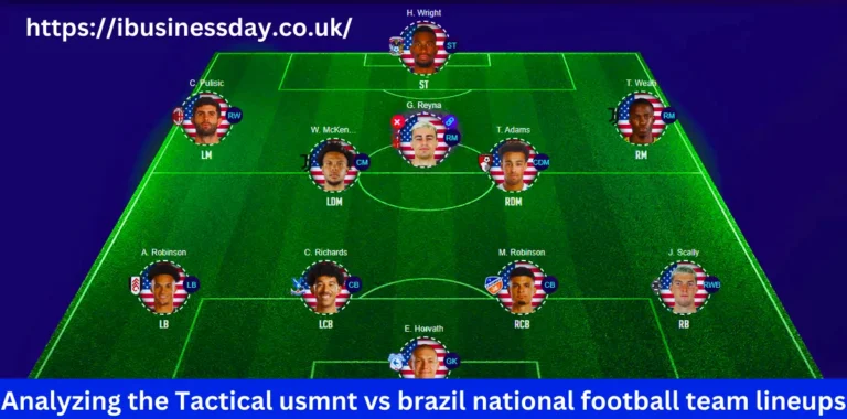 Analyzing the Tactical usmnt vs brazil national football team lineups