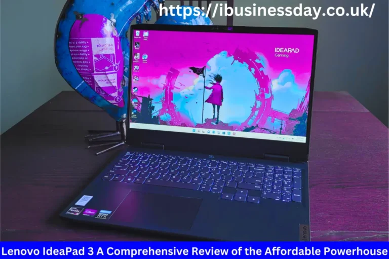 Lenovo IdeaPad 3 A Comprehensive Review of the Affordable Powerhouse